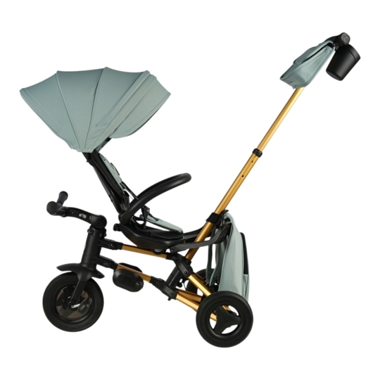 Складной трехколесный велосипед Qplay S700-17 RIDER SL Mint (Rub-Gold)