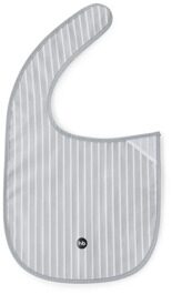 Нагрудник для кормления на липучке Happy Baby 16009 / grey (stripe)