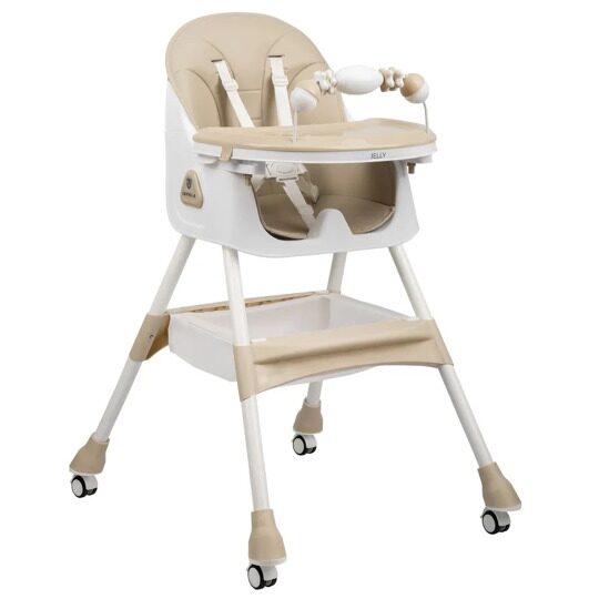 Стульчик для кормления Jovola Jelly S1 6-36 месяцев / бежевый