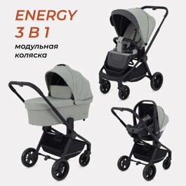Коляска Rant Basic ENERGY 3 в 1 / RA092 Green 2024