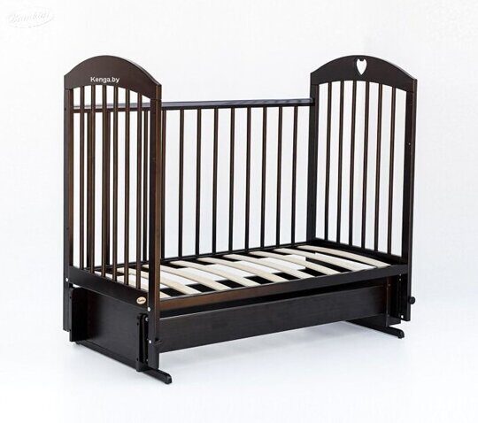 Детская кроватка Bambini Comfort 20 универсальный маятник (темный орех)