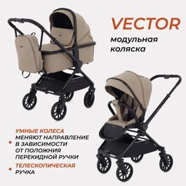 Коляска Rant VECTOR 2 в 1 RA322 / Latte