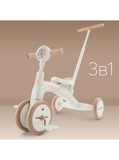 Беговел-трансформер 3в1 Happy Baby OMNI 50050  / white