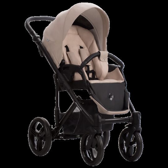 Коляска Bebetto Magnum Light Pro 3 в 1 / light pro 01 (св.бежевая кожа)