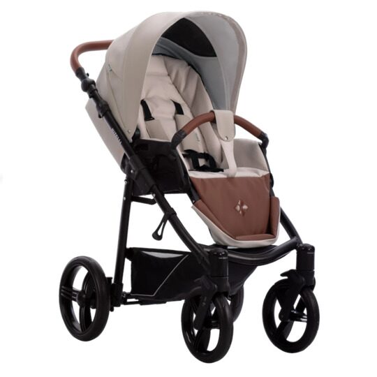 Коляска Bebetto KITELLI PRO 3 в 1 / pro 06 (св.бежевая кожа)