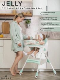 Стульчик для кормления Jovola Jelly S1 6-36 месяцев / мятный