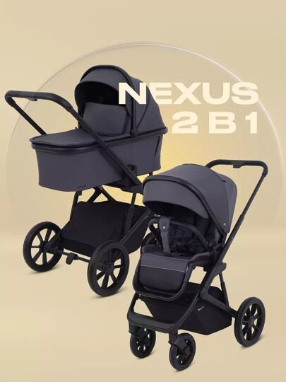 Коляска Rant Basic Nexus 2 в 1 RA106 / 2025 Graphite