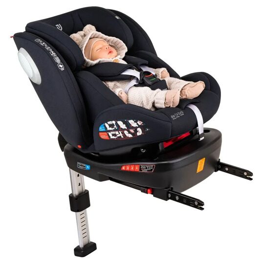 Автокресло детское Jovola JET 8.0 Isofix 0-36 кг с упором в пол / черный