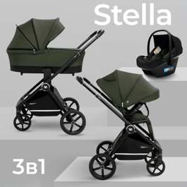 Коляска Sweet Baby Stella 3 в 1 / Green