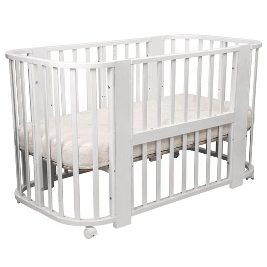 Indigo Baby Line 5 в 1 с поперечным маятником / белый