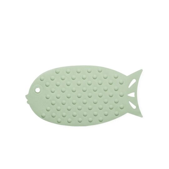 Коврик для ванной детский Happy Baby FISH / 34011 sage