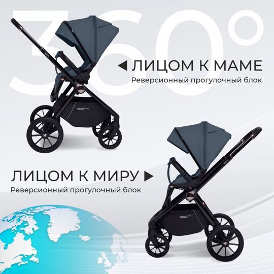 Коляска Sweet Baby Vento 2 в 1 / Blue