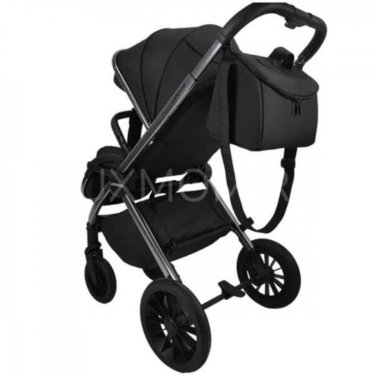 Прогулочная коляска LuxMom 750 2в1 черная