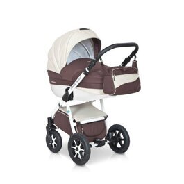 Коляска Expander MONDO ECCO 2 в 1 / 25 коричневый-бежевый