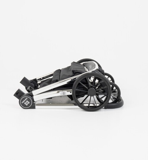Коляска Farfello Baby Shell 3 в 1 / 2024 Black-Silver Chrome BBS-007