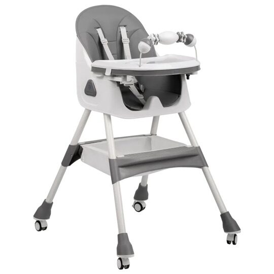 Стульчик для кормления Jovola Jelly S1 6-36 месяцев / темно-серый