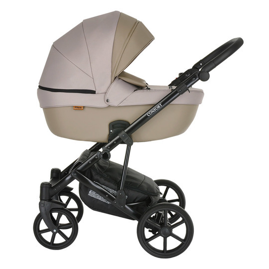 Коляска Pituso CONFORT Plus 2 в 1 Капучино+Кожа Капучино