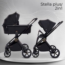 Коляска Sweet Baby Stella Plus 2 в 1 / Black