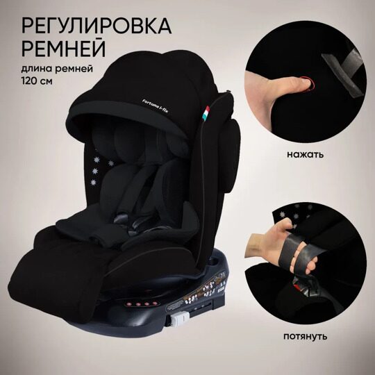 Автокресло Sweet Baby Fortuna 360 SPS Isofix (0-36) / Black