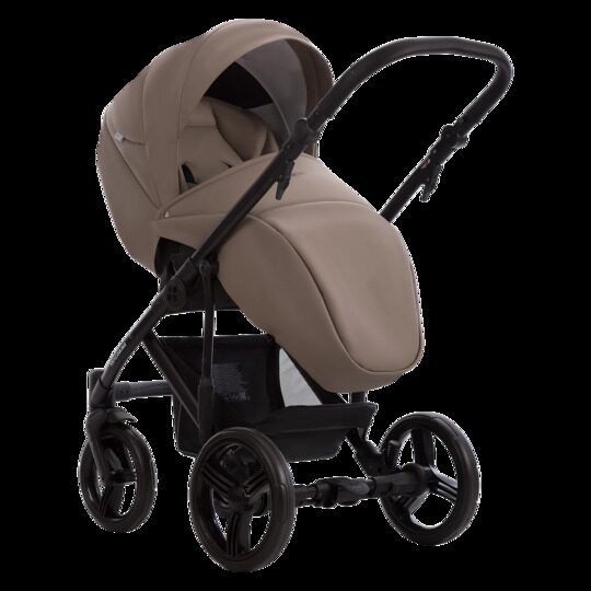 Коляска Bebetto Magnum Light Pro 3 в 1 / light pro 05 (т.бежевая кожа)