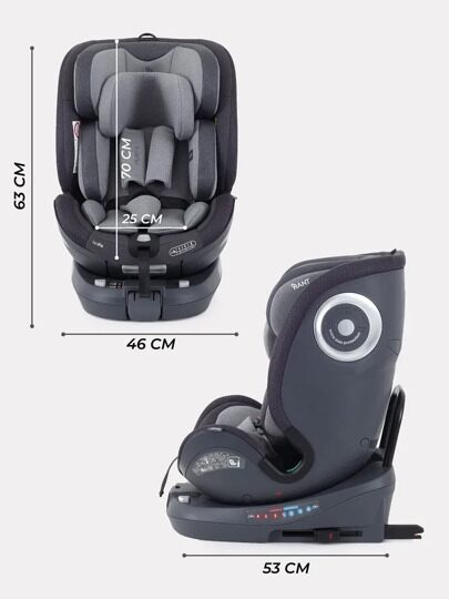 Автокресло Rant MultiFix isofix TP01 (0-36 кг) / Grey