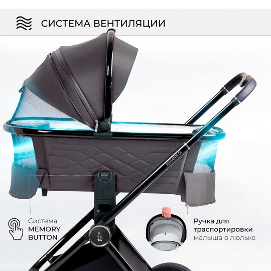Коляска SBL Elegante 3 в 1 / GL Grey
