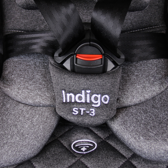 Автокресло Indigo Aero Isofix ST-3 (0-36 кг) коричневый-бежевый