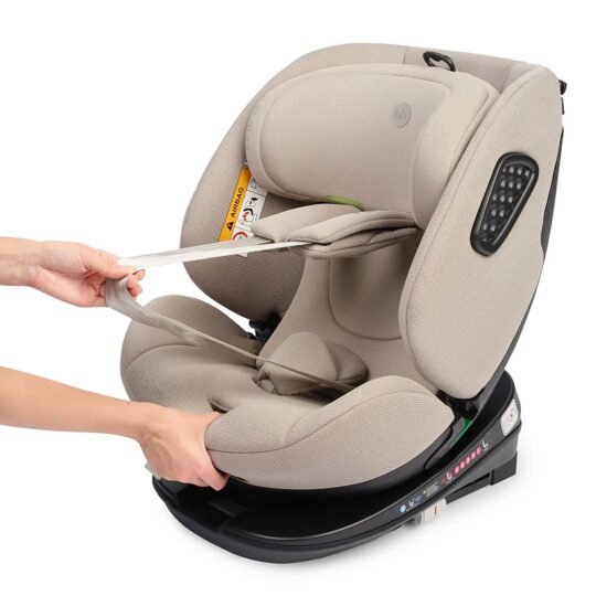 Автокресло Happy Baby REEX isofix (0-36 кг) / grey beige