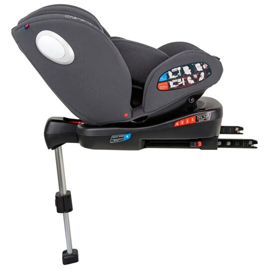 Автокресло детское Jovola JET 8.0 Isofix 0-36 кг с упором в пол / серый