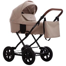 Коляска Bebetto AQUARIUS PRO 3 в 1 / 06 (св.бежевая кожа)