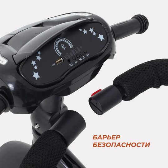 Детский трехколесный велосипед с ручкой Rant Balance RB201 / Green