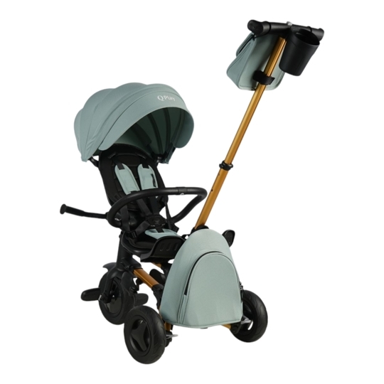 Складной трехколесный велосипед Qplay S700-17 RIDER SL Mint (Rub-Gold)