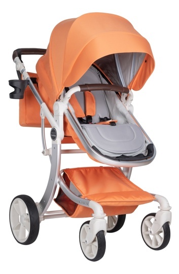 Коляска-трансформер 2 в 1 Aimile Original New Pearl DNP-6 Коралловая Роза