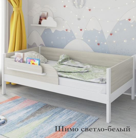 Кровать подростковая Baby Master ASTRID Шимо свытлый-белый