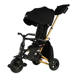 Складной трехколесный велосипед Qplay S700-17 RIDER SL Black (Rub/Gold)
