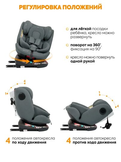 Автокресло Jovola PRIME ISOFIX (0-36 кг) / темно-зеленый
