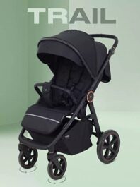 Прогулочная коляска MOWBaby Trail MB090 / 2025 Black
