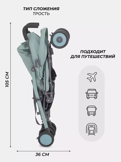 Коляска-трость Rant  Basic Tango / RA352 Ocean Green