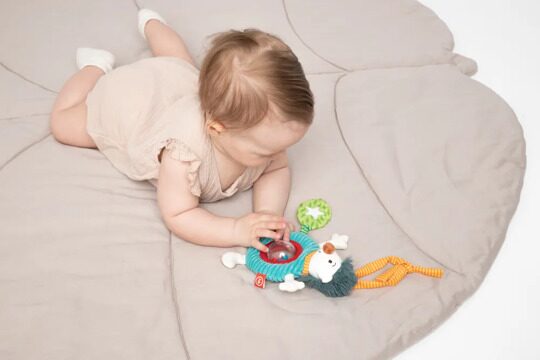 Игровой коврик-одеяло Happy Baby LEAF / 95028 Grey