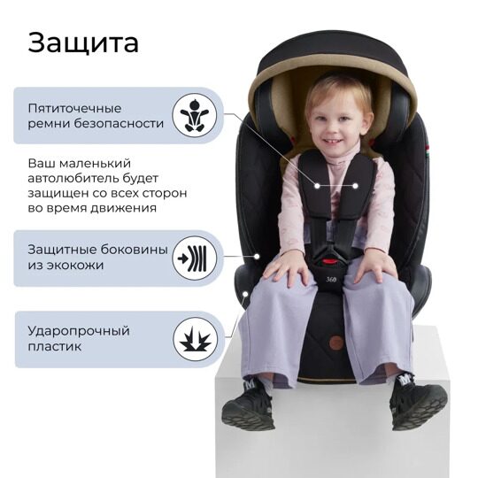 Автокресло Sweet Baby Suburban 360 Isofix (0-36) /  Brown