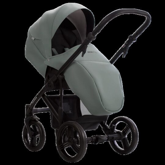 Коляска Bebetto Magnum Light Pro 3 в 1 / light pro 02 (шалфей кожа)