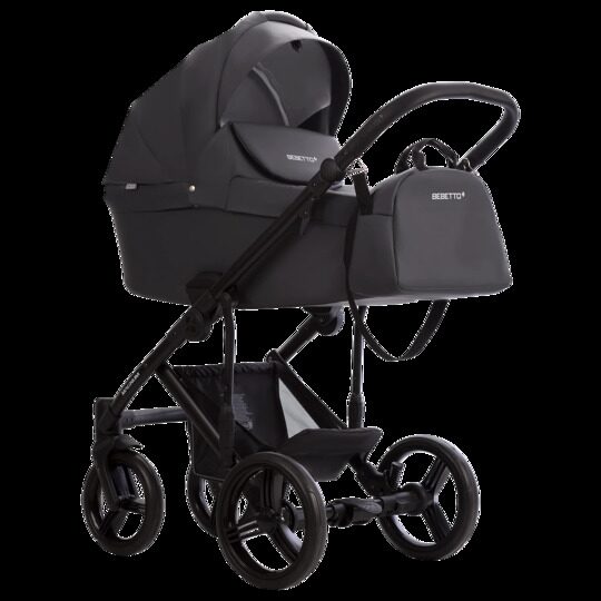 Коляска Bebetto Magnum Light Pro 2 в 1 / light pro 04 (т.серая кожа)