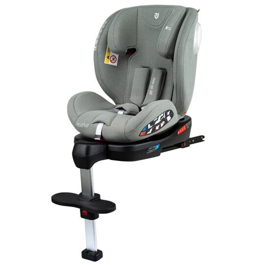 Автокресло детское Jovola JET 8.0 Isofix 0-36 кг с упором в пол / зелёный
