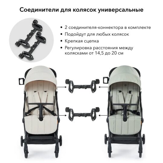 Соединитель для колясок Happy Baby Универсальный / 40044 2 шт.