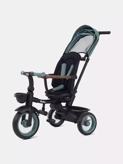 Детский трехколесный велосипед с ручкой MOWBaby RODEO MC053 / Mint
