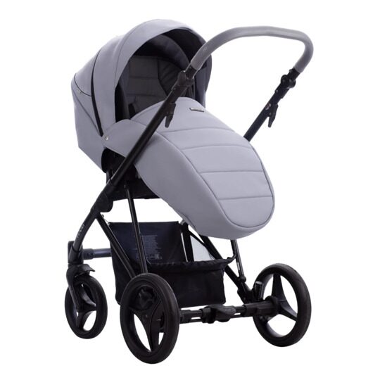 Коляска Bebetto FLAVIO PRO  2 в 1 / 04 (серо-голубая кожа)