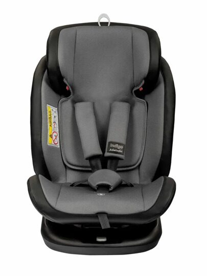 Автокресло Indigo ADVANCED Isofix 0+1+2+3 (0-36 кг) / серый-черный