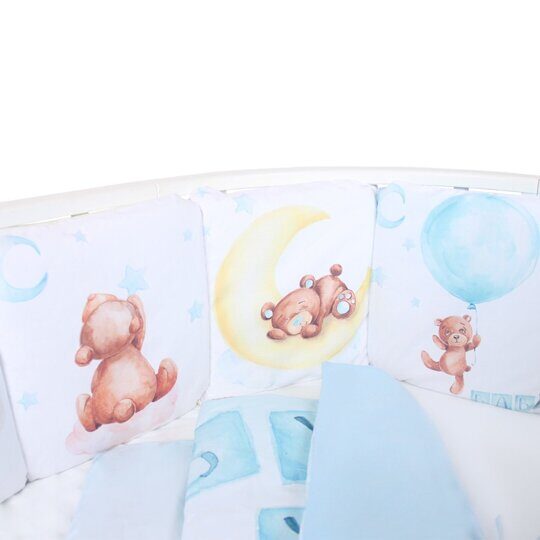 Комплект кроватку Альма-Няня Мир игрушек Baby Boy (6 предметов)
