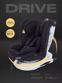 Автокресло Rant DRIVE isofix  (0-36 кг) /  LB619 Black