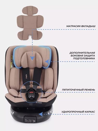 Автокресло Rant Helix isofix (40-150 см) / Beige